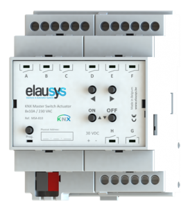 ELAUSYS MSA-810 - KNX Switch Actuator 8x10A